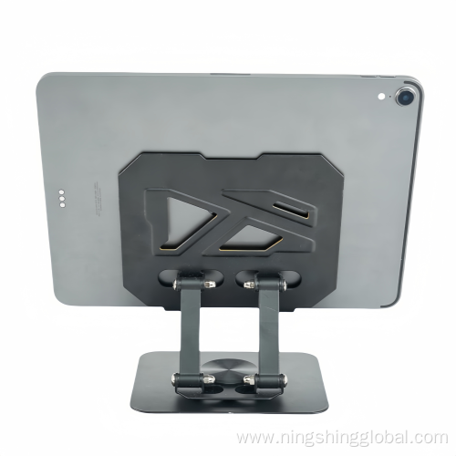 Ergonomic Carbon Steel Tablet Stand with 360 Rotating Base
